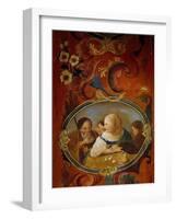 Allegory of Italy, Farming Family, Detail from the Screen of Nations-null-Framed Giclee Print