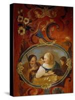 Allegory of Italy, Farming Family, Detail from the Screen of Nations-null-Stretched Canvas