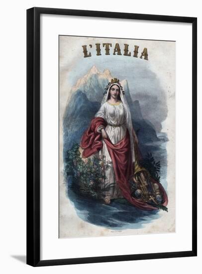 Allegory of Italy-Stefano Bianchetti-Framed Giclee Print