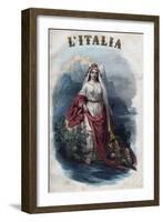 Allegory of Italy-Stefano Bianchetti-Framed Giclee Print