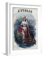 Allegory of Italy-Stefano Bianchetti-Framed Giclee Print