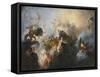 Allegory of Jesuits' Mission to Whole World-Franz Anton Maulbertsch-Framed Stretched Canvas