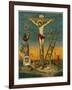 Allegory of Jesus Crucified Surrounded by Relics and Other Symbolic Attributes-null-Framed Photographic Print