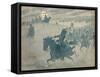 Allegory of Joachim Murat Riding with His Cavalry before Napoleon-Jacques de Breville-Framed Stretched Canvas