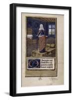 Allegory of Justice, 1475-1499-Jean Colombe-Framed Giclee Print