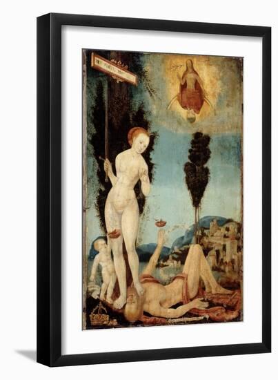 Allegory of Justice, 16th Century-Melchior Feselen-Framed Giclee Print