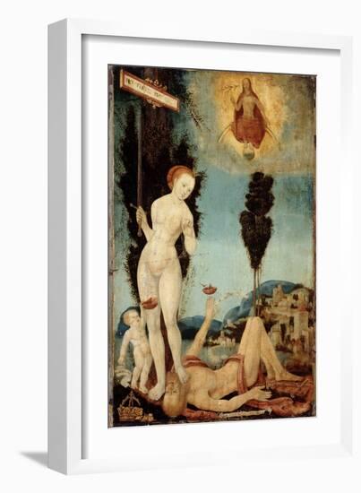 Allegory of Justice, 16th Century-Melchior Feselen-Framed Giclee Print