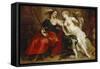 Allegory of Justice and Peace-Theodoor van Thulden-Framed Stretched Canvas