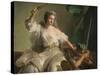 Allegory of Justice Combating Injustice-Jean-Marc Nattier-Stretched Canvas