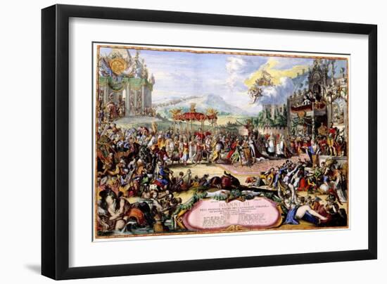 Allegory of King John III Sobieski, 1675-Romeyn De Hooghe-Framed Giclee Print