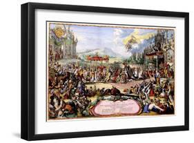 Allegory of King John III Sobieski, 1675-Romeyn De Hooghe-Framed Giclee Print