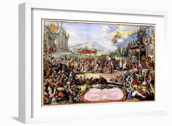 Allegory of King John III Sobieski, 1675-Romeyn De Hooghe-Framed Giclee Print