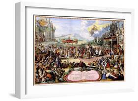 Allegory of King John III Sobieski, 1675-Romeyn De Hooghe-Framed Giclee Print