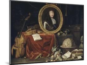 Allegory of Louis Xiv, Protector of Arts and Sciences-Jean Garnier-Mounted Giclee Print