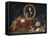 Allegory of Louis Xiv, Protector of Arts and Sciences-Jean Garnier-Framed Stretched Canvas