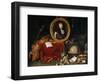 Allegory of Louis XIV, Protector of Arts and Sciences-Jean Garnier-Framed Giclee Print