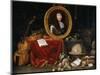 Allegory of Louis XIV, Protector of Arts and Sciences-Jean Garnier-Mounted Giclee Print