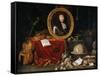 Allegory of Louis XIV, Protector of Arts and Sciences-Jean Garnier-Framed Stretched Canvas