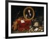 Allegory of Louis XIV, Protector of Arts and Sciences-Jean Garnier-Framed Giclee Print