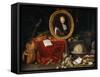 Allegory of Louis XIV, Protector of Arts and Sciences-Jean Garnier-Framed Stretched Canvas