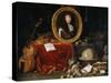 Allegory of Louis XIV, Protector of Arts and Sciences-Jean Garnier-Stretched Canvas