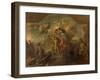 Allegory of Louis XIV, the King Armed on Land and at Sea, 1678-Charles Le Brun-Framed Giclee Print