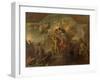 Allegory of Louis XIV, the King Armed on Land and at Sea, 1678-Charles Le Brun-Framed Giclee Print