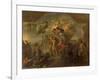 Allegory of Louis XIV, the King Armed on Land and at Sea, 1678-Charles Le Brun-Framed Giclee Print