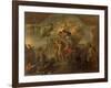 Allegory of Louis XIV, the King Armed on Land and at Sea, 1678-Charles Le Brun-Framed Giclee Print