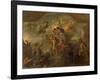 Allegory of Louis XIV, the King Armed on Land and at Sea, 1678-Charles Le Brun-Framed Giclee Print