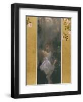 Allegory of Love, 1895-Gustav Klimt-Framed Premium Giclee Print