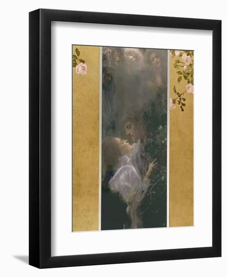 Allegory of Love, 1895-Gustav Klimt-Framed Premium Giclee Print