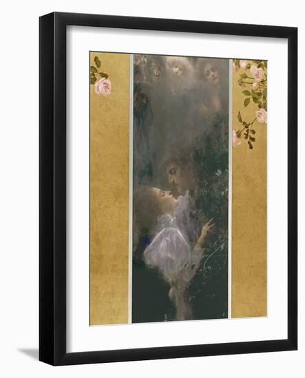 Allegory of Love, 1895-Gustav Klimt-Framed Giclee Print