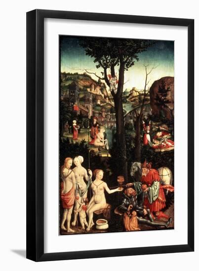 Allegory of Love (Amor Omnia Vincit), 16th Century-Matthias Gerung-Framed Giclee Print