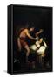 Allegory of Love (Cupid and Psych)-Francisco de Goya-Framed Stretched Canvas