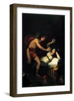 Allegory of Love (Cupid and Psych)-Francisco de Goya-Framed Giclee Print