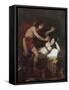 Allegory of Love (Cupid and Psyche)-Francisco de Goya-Framed Stretched Canvas