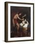 Allegory of Love (Cupid and Psyche)-Francisco de Goya-Framed Art Print