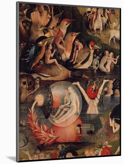 Allegory of Luxury, Central Panel of The Garden of Earthly Delights, c. 1503-04-Hieronymus Bosch-Mounted Giclee Print