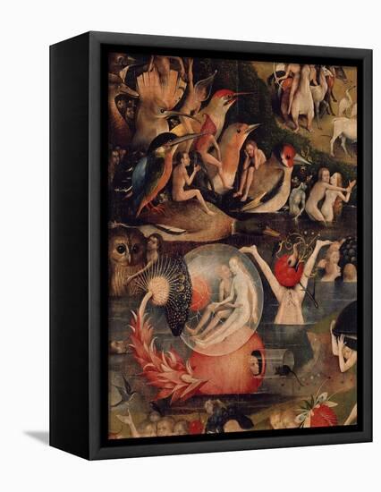 Allegory of Luxury, Central Panel of The Garden of Earthly Delights, c. 1503-04-Hieronymus Bosch-Framed Stretched Canvas