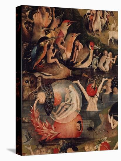 Allegory of Luxury, Central Panel of The Garden of Earthly Delights, c. 1503-04-Hieronymus Bosch-Stretched Canvas