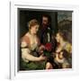 Allegory of Married Life-Titian (Tiziano Vecelli)-Framed Giclee Print