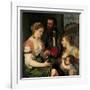 Allegory of Married Life-Titian (Tiziano Vecelli)-Framed Giclee Print