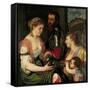 Allegory of Married Life-Titian (Tiziano Vecelli)-Framed Stretched Canvas