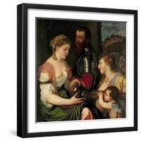 Allegory of Married Life-Titian (Tiziano Vecelli)-Framed Giclee Print