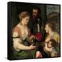 Allegory of Married Life-Titian (Tiziano Vecelli)-Framed Stretched Canvas