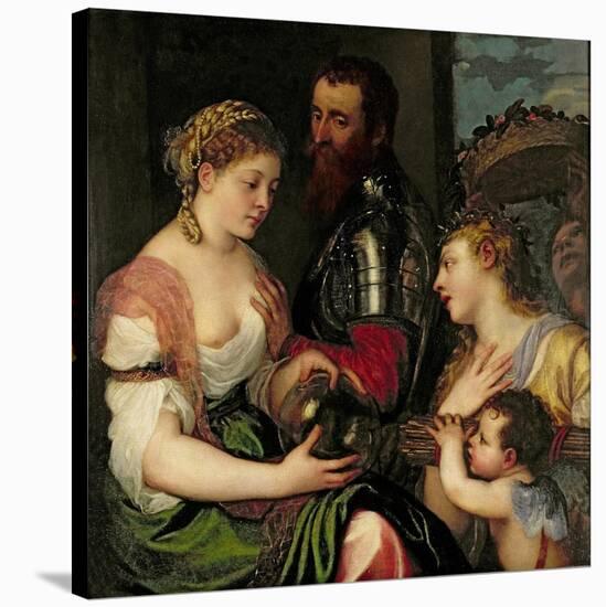 Allegory of Married Life-Titian (Tiziano Vecelli)-Stretched Canvas