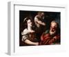 Allegory of Mathematics, Early 17th Century-Bernardo Strozzi-Framed Giclee Print