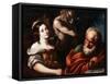 Allegory of Mathematics, Early 17th Century-Bernardo Strozzi-Framed Stretched Canvas