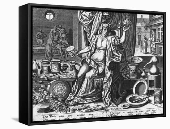 Allegory of Medicine, the Netherlands, 17th Century-null-Framed Stretched Canvas